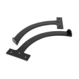 From The Anvil Window Furniture Black / Quadrant Arm Stay From The Anvil - Black 8.5" Quadrant Stay (Pair)