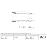 From The Anvil Window Furniture Black / 8"/200mm From The Anvil - Black 8" Brompton Stay