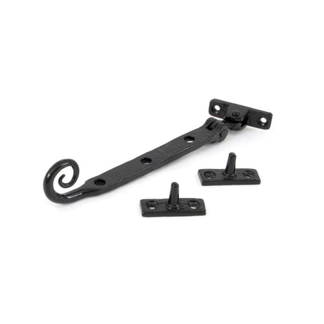 From The Anvil Window Furniture Black / 8"/200mm From The Anvil - Black 8" Handmade Monkeytail Stay