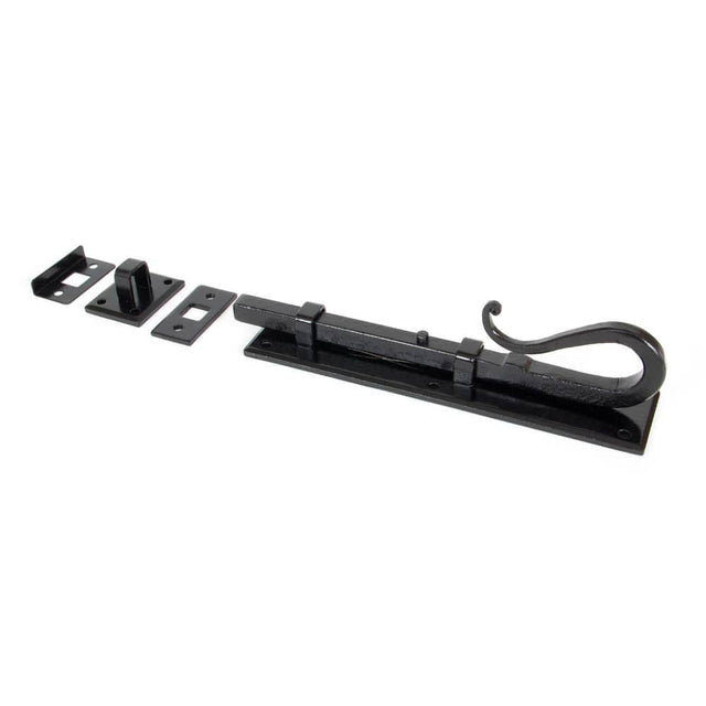 From The Anvil Accessories Black / Straight Surface Bolts / 200mm / 8" From The Anvil - Black 8" Shepherd's Crook Universal Bolt