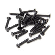 From The Anvil Accessories Black / Fixing Packs From The Anvil - Black 8 x 1" Countersunk Screws (25)