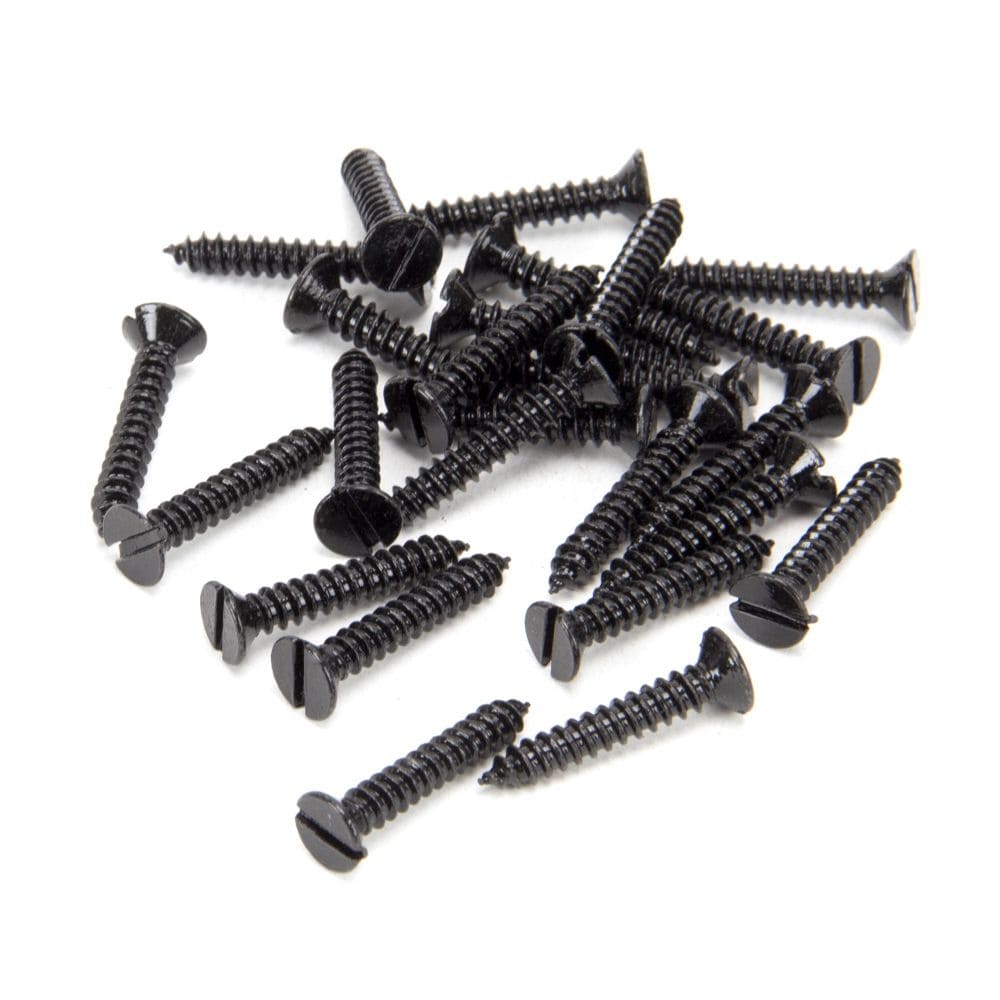 From The Anvil Accessories Black / Fixing Packs From The Anvil - Black 8 x 1" Countersunk Screws (25)