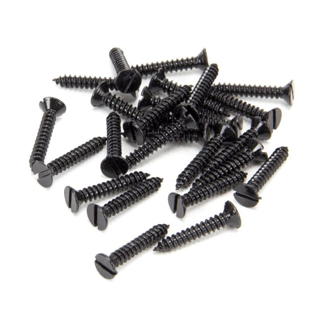 From The Anvil Accessories Black / Fixing Packs From The Anvil - Black 8 x 1" Countersunk Screws (25)