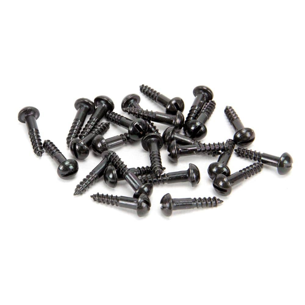 From The Anvil Accessories Black / Fixing Packs From The Anvil - Black 8 x 3/4" Round Head Screws (25)