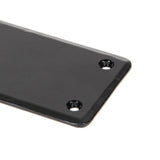 From The Anvil Door Furniture Black / Finger Plates / 800 x 66mm From The Anvil - Black 800mm Plain Fingerplate