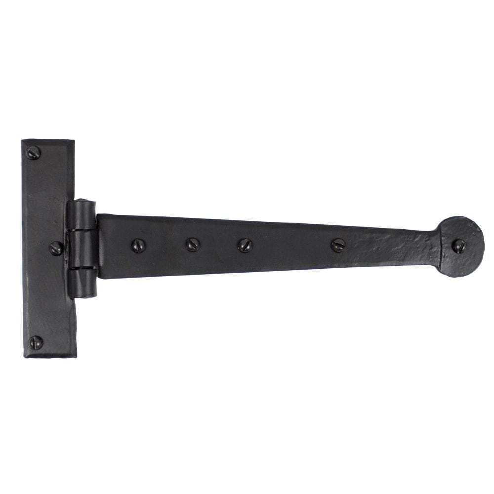 From The Anvil Hinges Black / Tee Hinges / 9" (229mm) From The Anvil - Black 9" Penny End T Hinge (pair)