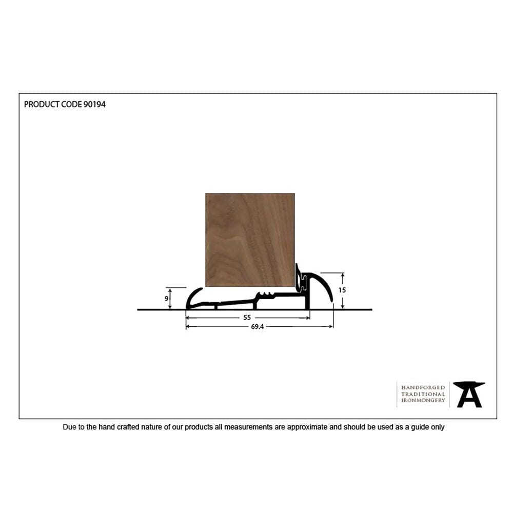 From The Anvil Accessories Black / Thresholds / 914mm From The Anvil - Black 914mm OUM/4 Threshold