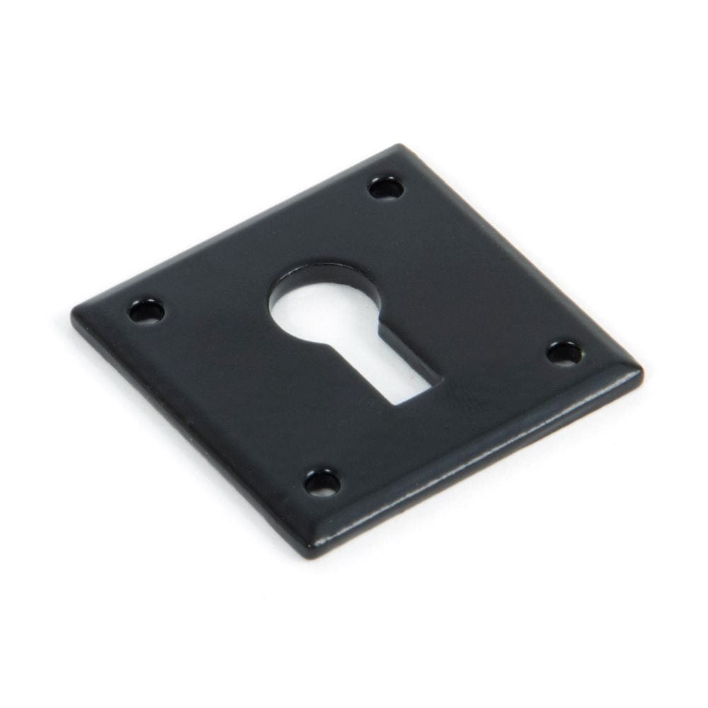 From The Anvil Door Furniture Black / Mortice Key Profile Escutcheons From The Anvil - Black Avon Escutcheon