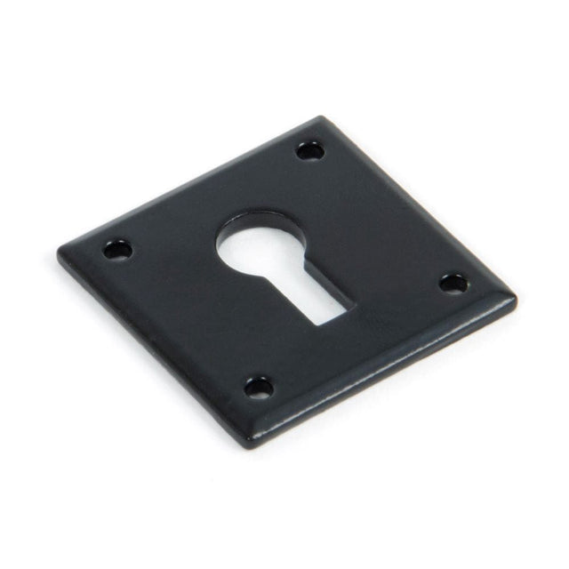 From The Anvil Door Furniture Black / Mortice Key Profile Escutcheons From The Anvil - Black Avon Escutcheon