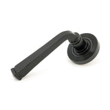 From The Anvil Door Furniture Black / Round Rose From The Anvil - Black Avon Round Lever on Rose Set (Beehive)