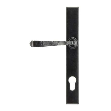 From The Anvil Door Furniture Black / Multi Point Lock Set / 92mm c/c From The Anvil - Black Avon Slimline Lever Espag. Lock Set