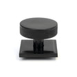 From The Anvil Door Furniture Black / Square Centre Door Knob From The Anvil - Black Brompton Centre Door Knob (Square)