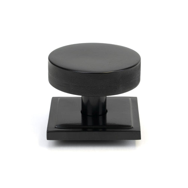 From The Anvil Door Furniture Black / Square Centre Door Knob From The Anvil - Black Brompton Centre Door Knob (Square)
