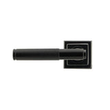 From The Anvil Door Furniture Black / Square Rose From The Anvil - Black Brompton Lever on Rose Set (Square)