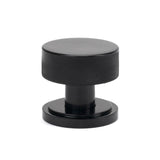 From The Anvil Door Furniture Black / Mortice/Rim Knobs From The Anvil - Black Brompton Mortice/Rim Knob Set (Art Deco)