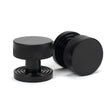 From The Anvil Door Furniture Black / Mortice/Rim Knobs From The Anvil - Black Brompton Mortice/Rim Knob Set (Beehive)