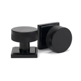 From The Anvil Door Furniture Black / Mortice/Rim Knobs From The Anvil - Black Brompton Mortice/Rim Knob Set (Square)