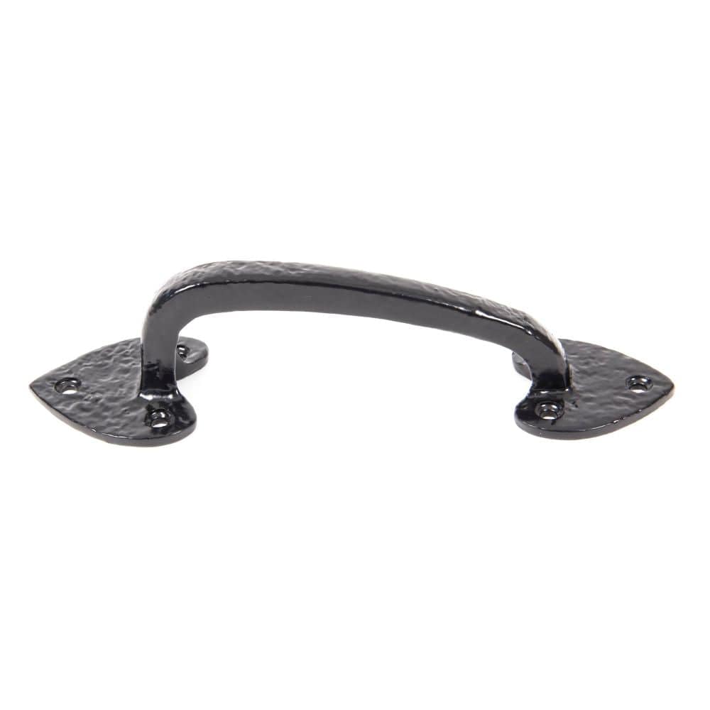 From The Anvil Cabinet Hardware Black / Cabinet Pull Handles From The Anvil - Black Cast 8" Gothic Pull Handle