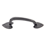 From The Anvil Cabinet Hardware Black / Cabinet Pull Handles From The Anvil - Black Cast 8" Gothic Pull Handle