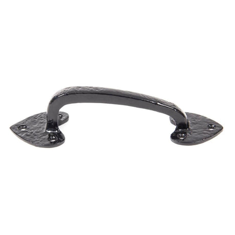 From The Anvil Cabinet Hardware Black / Cabinet Pull Handles From The Anvil - Black Cast 8" Gothic Pull Handle