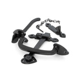 From The Anvil Door Furniture Black / Thumb Latch From The Anvil - Black Cast Thumblatch Set with Chain