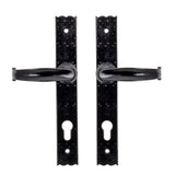 From The Anvil Door Furniture Black / Multi Point Lock Set / 92mm c/c From The Anvil - Black Cottage Lever Espag. Lock Set