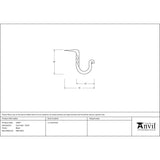 From The Anvil Accessories Black / Cup Hooks From The Anvil - Black Cup Hook - Small
