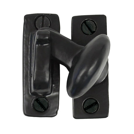 From The Anvil Cabinet Hardware Black / Cabinet Turn Catch From The Anvil - Black Cupboard Turn