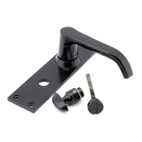 From The Anvil Door Furniture Black / Bathroom Lock Handles From The Anvil - Black Deluxe Lever Bathroom Set