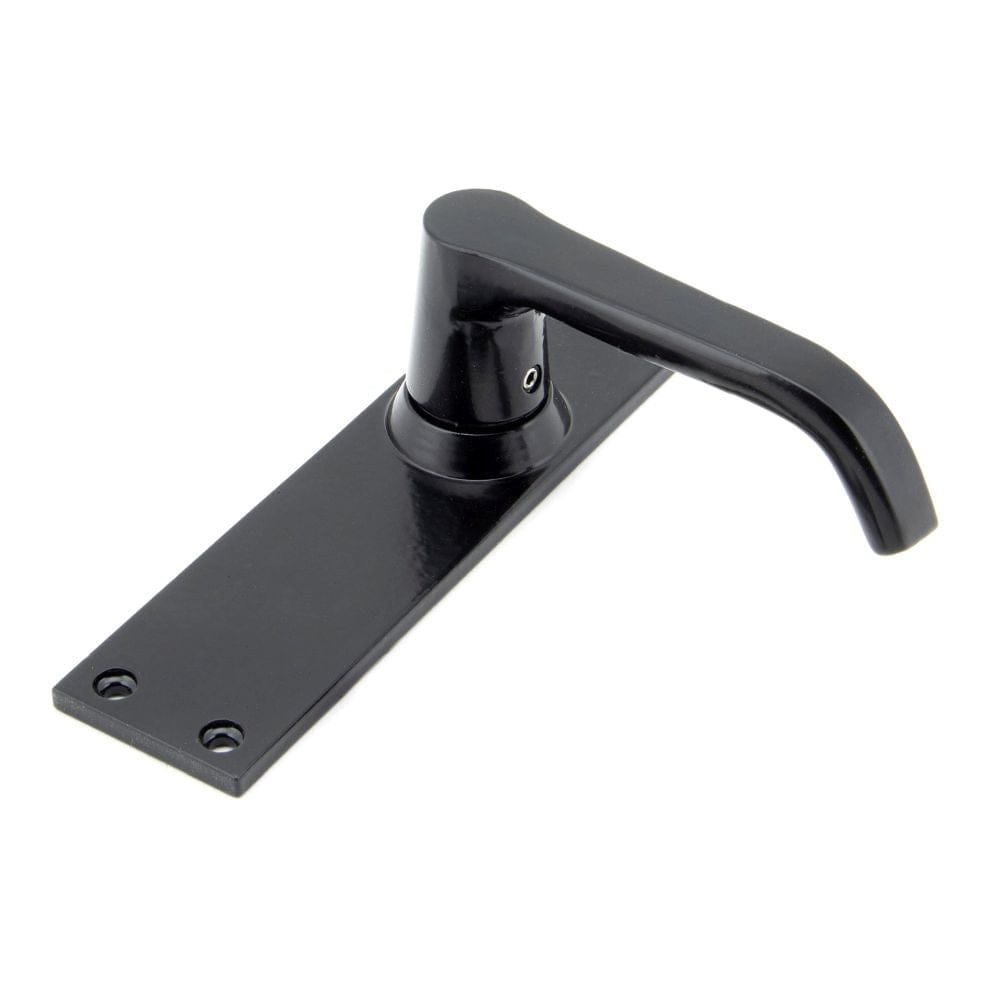 From The Anvil Door Furniture Black / Latch Handles From The Anvil - Black Deluxe Lever Latch Set