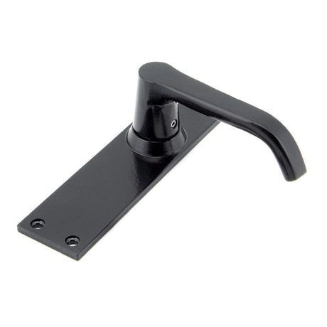 From The Anvil Door Furniture Black / Latch Handles From The Anvil - Black Deluxe Lever Latch Set