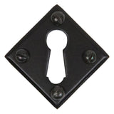 From The Anvil Door Furniture Black / Mortice Key Profile Escutcheons From The Anvil - Black Diamond Escutcheon