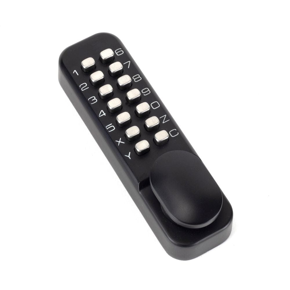 From The Anvil Locks & Latches Black / Digital Locks From The Anvil - Black Digital Keypad Lock + 60mm Backset Latch Bolt