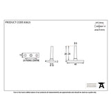 From The Anvil Window Furniture Black / Casement Stay Pin From The Anvil - Black EJMA Pin