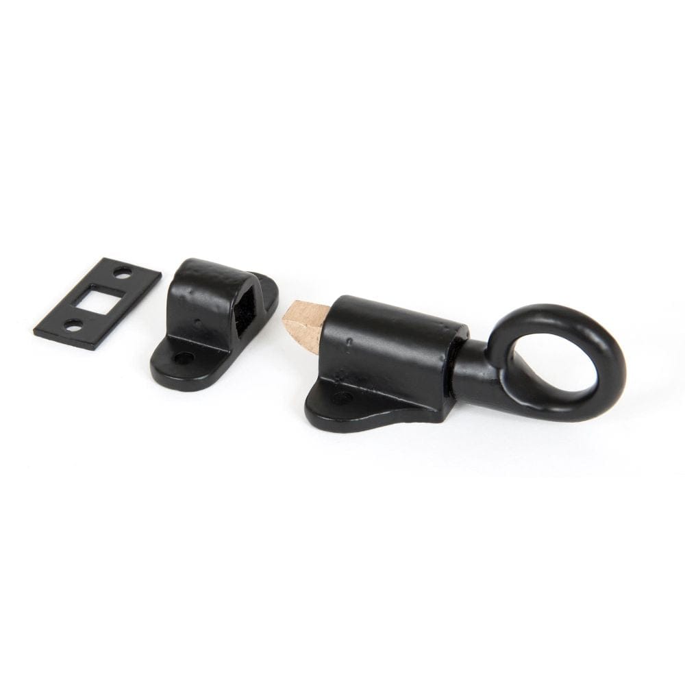 From The Anvil Window Furniture Black / Fanlight Catches From The Anvil - Black Fanlight Catch with two Keeps