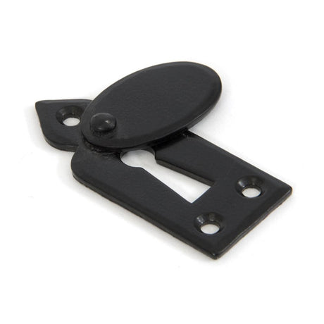 From The Anvil Door Furniture Black / Mortice Key Profile Escutcheons From The Anvil - Black Gothic Escutcheon & Cover