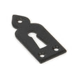 From The Anvil Door Furniture Black / Mortice Key Profile Escutcheons From The Anvil - Black Gothic Escutcheon