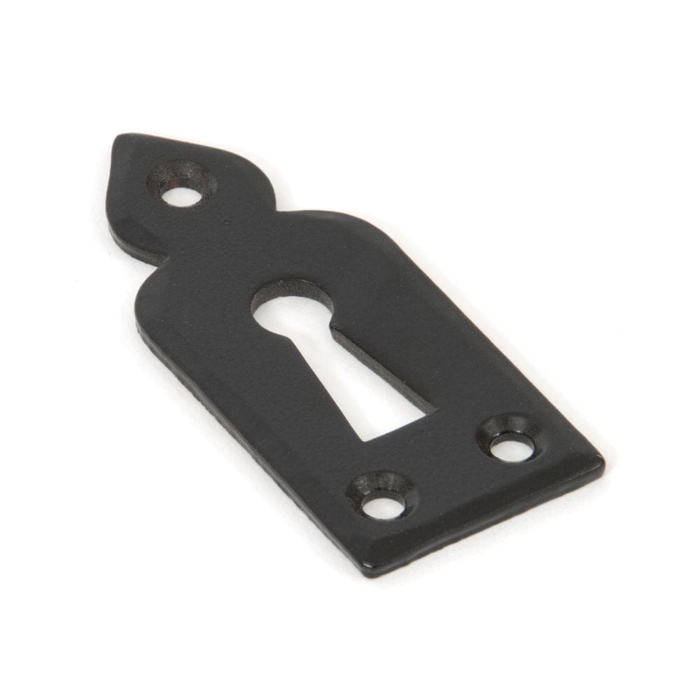 From The Anvil Door Furniture Black / Mortice Key Profile Escutcheons From The Anvil - Black Gothic Escutcheon