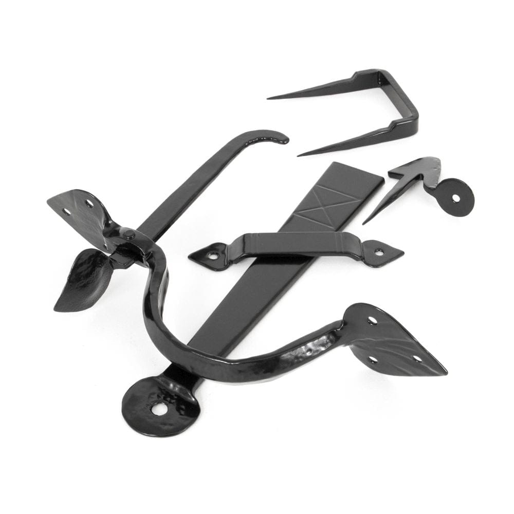 From The Anvil Door Furniture Black / Thumb Latch From The Anvil - Black Gothic Thumblatch