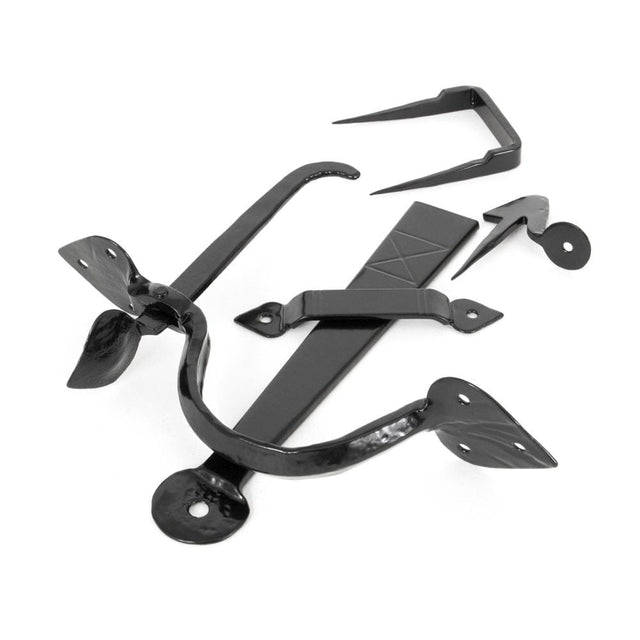 From The Anvil Door Furniture Black / Thumb Latch From The Anvil - Black Gothic Thumblatch