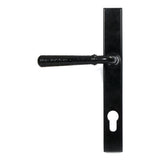 From The Anvil Door Furniture Black / Multi Point Lock Set / 92mm c/c From The Anvil - Black Hammered Newbury Slimline Espag. Lock Set