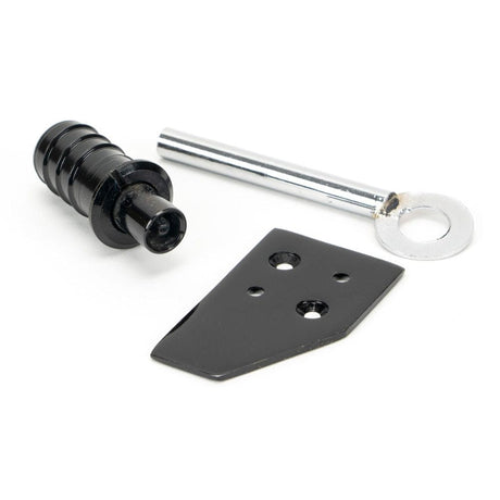 From The Anvil Window Furniture Black / Locking Sash Stops From The Anvil - Black Key-Flush Sash Stop