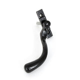From The Anvil Window Furniture Black / Left Hand / Yes From The Anvil - Black Large 16mm Peardrop Espag - LH