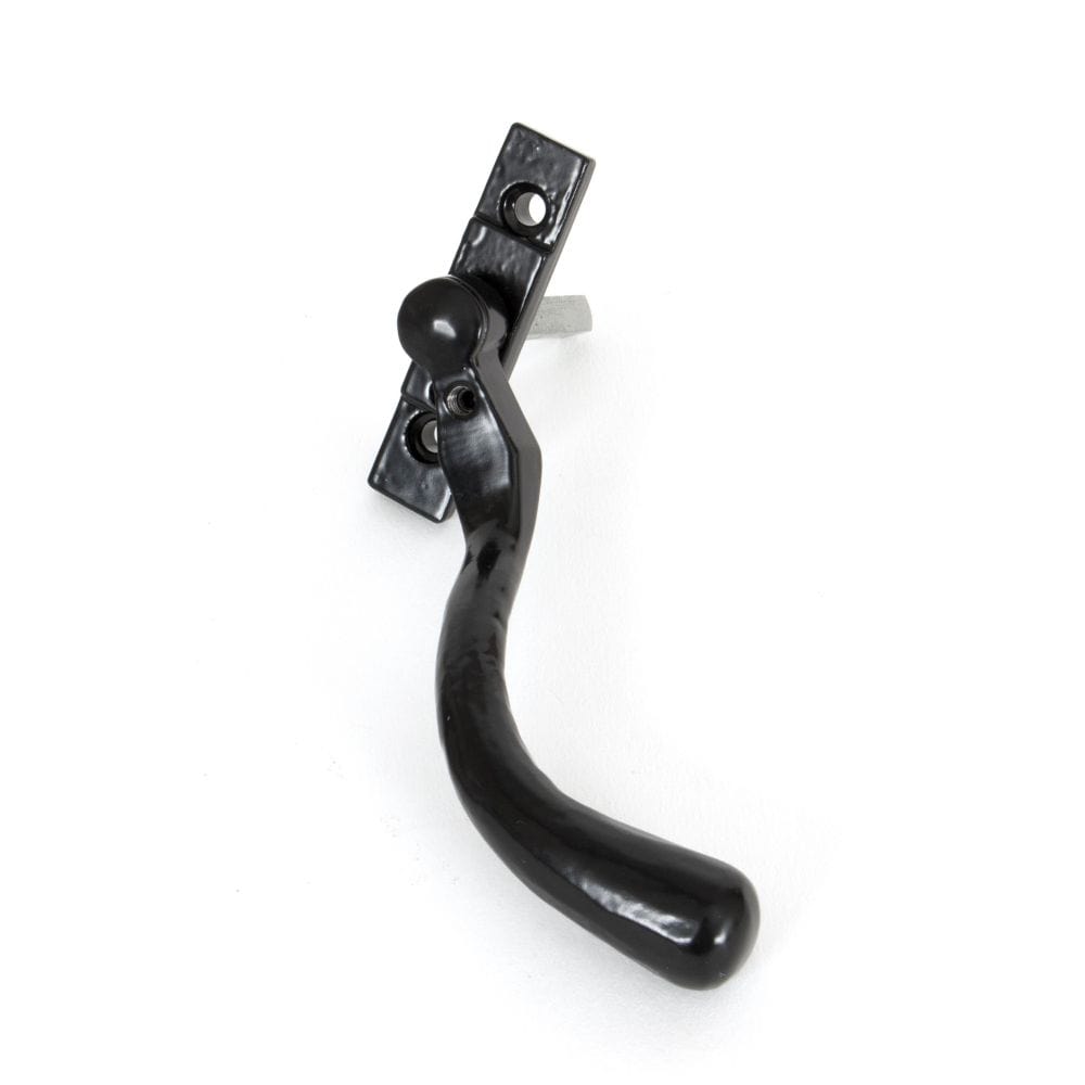 From The Anvil Window Furniture Black / Right Hand / Yes From The Anvil - Black Large 16mm Peardrop Espag - RH