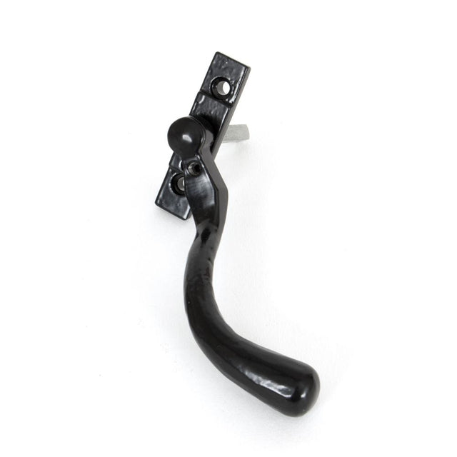From The Anvil Window Furniture Black / Right Hand / Yes From The Anvil - Black Large 16mm Peardrop Espag - RH