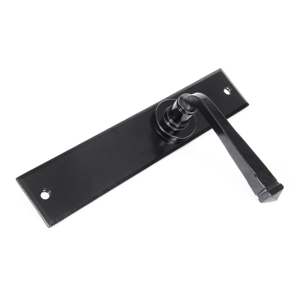 From The Anvil Door Furniture Black / Latch Handles From The Anvil - Black Large Avon Lever Latch Set
