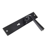 From The Anvil Door Furniture Black / Std. Lock Handles From The Anvil - Black Large Avon Lever Lock Set