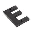 From The Anvil Door Furniture Black / Letters / E From The Anvil - Black Letter E