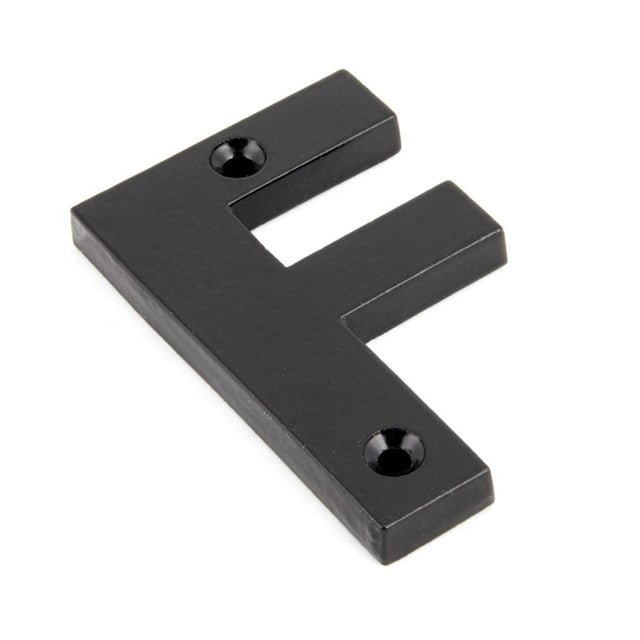 From The Anvil Door Furniture Black / Letters / F From The Anvil - Black Letter F
