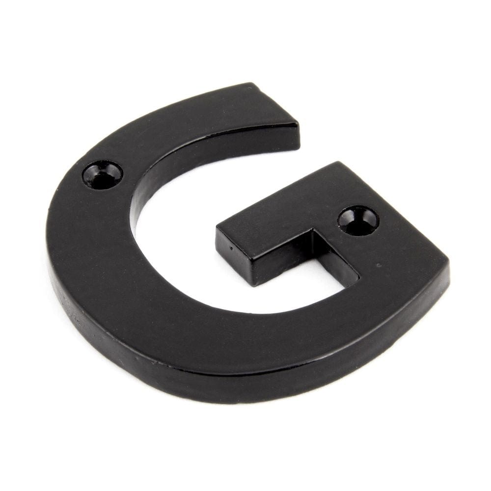 From The Anvil Door Furniture Black / Letters / G From The Anvil - Black Letter G